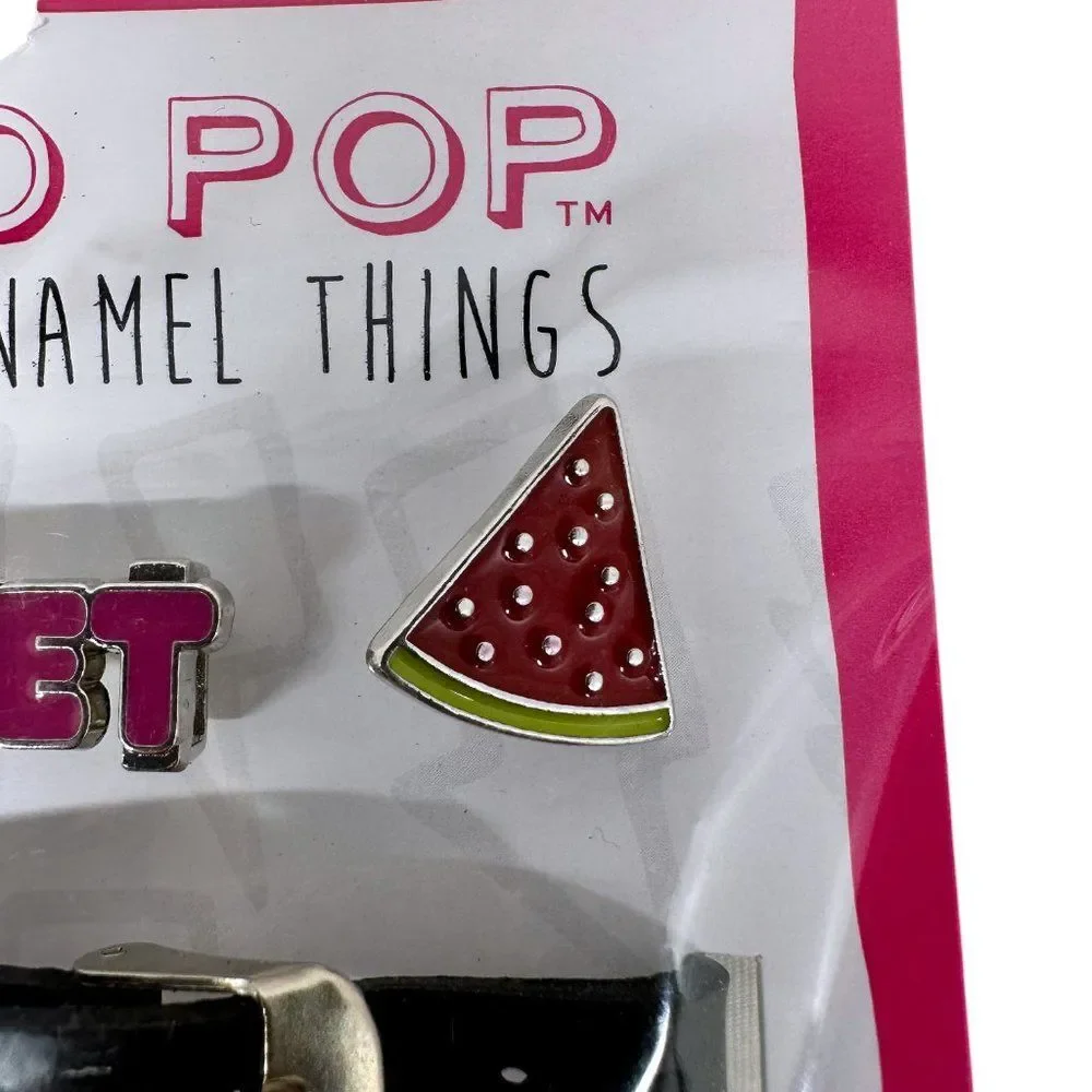 Retro Pop Black Bracelet & Slider Charms